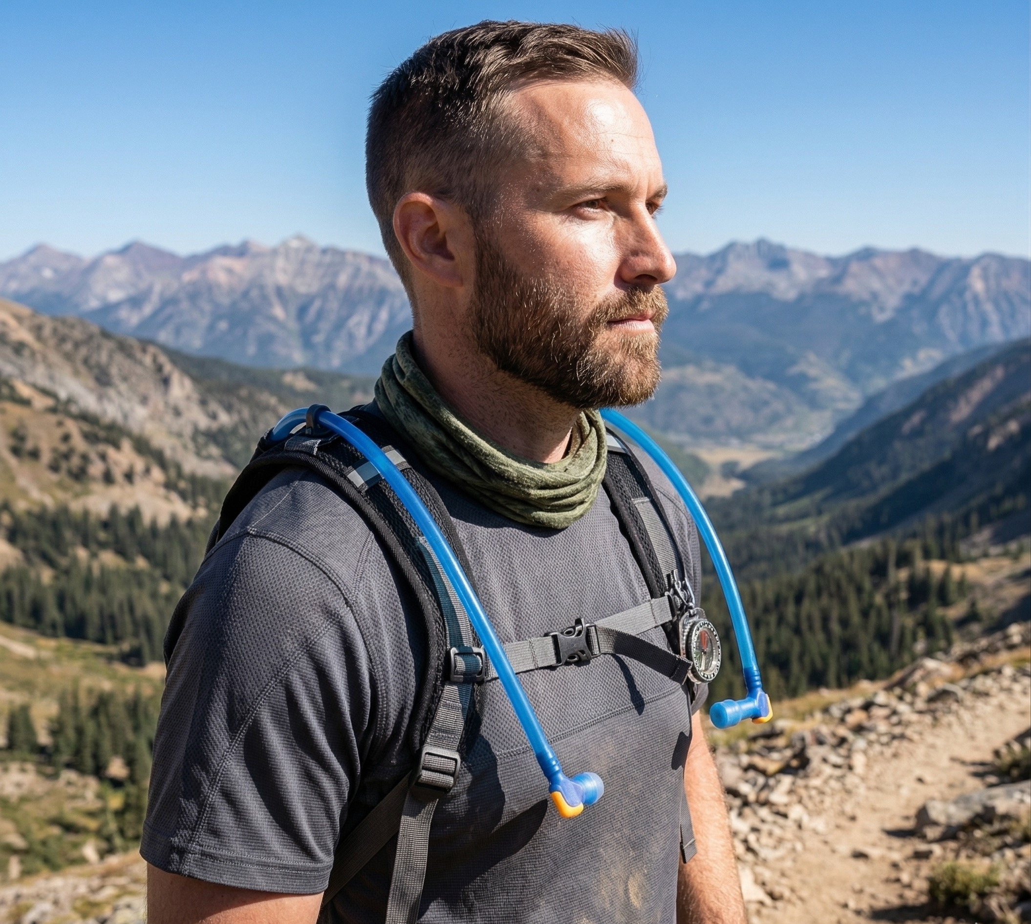 QHR worn during outdoor adventure